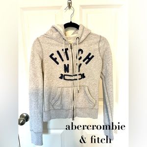 Abercrombie & Fitch Zip-Up Sweatshirt In Women’s Size Small